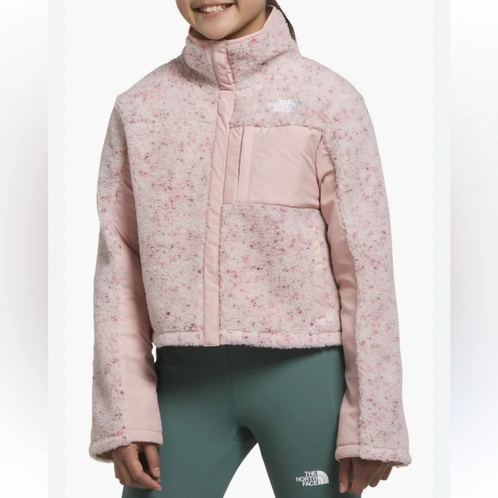 The North Face Pink Fleece Jacket Teen size XXL‎ 18/20 NWT